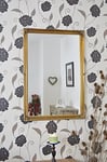 FRAMES BY POST Grand Miroir Mural rectangulaire biseauté doré de 5,1 cm de Style Shabby Chic, Style Ancien – Taille L : 40 x 28 cm