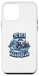 Coque pour iPhone 12 mini Ski Ninja Snowboard Ninja Ski Snow Rider