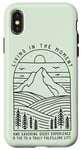 Coque pour iPhone X/XS Design aventure - La vie d'un voyageur