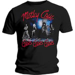 Motley Crue Unisex Adult Smokey Street T-Shirt L Svart Black L