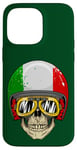 iPhone 14 Pro Max Made In Italy Cool Italian Flag Skull Illustration Graphic Case