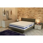 Provence Literie - Matelas Très Epais 28,5 cm + Alèse 140x190 Ferme + Oreiller Visco - 7 Zones de Confort - Ame embourrage 100 % polesther - âme 100