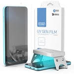 Whitestone Lot de 2 films protecteurs d'écran en verre trempé pour Galaxy S23 Plus avec lampe UV