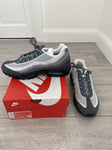 Nike Air Max 95 Iron Grey/Baltic Blue UK Size 9 New - Damaged Box