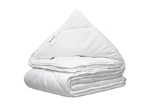 alpina Couette 200x200/220 cm - Duvet 2 Personnes et 4 Saisons - Lavable en Machine à 40 degrés - Matériau à Séchage Rapide et Respirant - Couette Été et Hiver - Polyester - Blanc