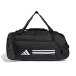 adidas Essentials 3-Stripes Duffel Bag Sac, Black/White, 29.9L Mixte