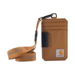 Carhartt NYLON DUCK ID HOLDER AND LANYARD - CARHARTT® BROWN / OS