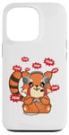 Coque pour iPhone 13 Pro Red Panda Gamer Jeux vidéo PC Zoo Animal Zookeeper