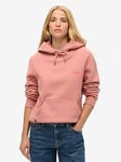 Superdry Essential Logo Hoodie - Pink, Pink, Size 14, Women