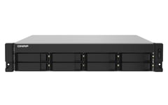 QNAP TS-832PXU-4G NAS Rack (2U) Ethernet LAN Aluminium, Black AL324