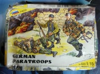 Figurines Maquette - German Paratroops 1:35 - Zvezda- WWII - Neuf Blister