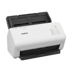 BROTHER Brother ADS-4300N - Scanner de documents CIS Double Recto-verso A4 600 dpi x jusqu'à 40 ppm (mono) / (couleur) Chargeur automatique (80 feuilles) 6000 pages par jour USB 3.0, Gigabit LAN, 2.0 (Host)