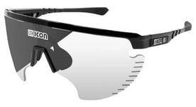 Lunettes scicon aerowing lamon noir   photochromic silver mirror