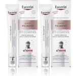 Eucerin ANTI-PIGMENT Soin Contour des Yeux Illuminateur Correcteur de Cernes 15ml 2x15 ml