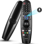 Télécommande Voice Magic Pour Téléviseur Lg 2017-2023,Mr650A Mr18Ba Mr19Ba Mr20Ga Mr21Ga Mr22Ga Mr23Ga Télécommande Magique De Rechange Avec Fonction Vocale Et Pointeur Pour Télécommande Lg Magic