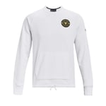 Under Armour Project Rock Mens White Heavyweight Terry Sweater cotton - Size Medium