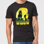 Avengers Black Widow Men's T-Shirt - Black - 4XL