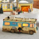 National Lampoon Jul Vacation Griswold Holiday House, Jul Vacation Snow Village Lighted Building Decoration, Griswold Holiday Garage Jul