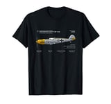 Messerschmitt Bf 109 WWII Airplane Historic War Bird Fighter T-Shirt