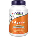 Now L-lysine 500 Mg 100 Caps