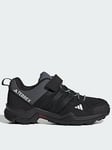 adidas Terrex Kids Unisex AX2R Hiking Shoe - Black, Black, Size 10 Younger