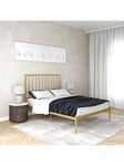 Dorel Home Giulia Modern Double Metal Bed Frame - Gold - Double