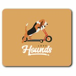 Computer Mouse Mat - Love Hounds Beagle Puppy Dog Office Gift #24509