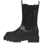 Bottines Calvin Klein Jeans  Bottines femme en cuir  Ref 6154