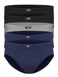 Jbs 5-Pack Mini Slip Gots Kalsonger Y-front Briefs Blue JBS