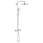 GROHE 26128002 Euphoria 260 Cooltouch Thermostatic Shower System, Starlight Chrome