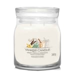 Bougie Jarre Moyenne Signature Sweet Vanilla Horchata YANKEE CANDLE