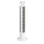 Commodoor Ventilateur colonne 45 W - 3 vitesses - Ventilateur tour 78 cm - Ventilateur haut - Silencieux - Ventilateur sur pied - Ventilateur colonne - Ventilateur oscillant