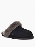 UGG Scuffette II Slipper - Black/Grey, Black/Grey, Size 5, Women