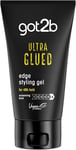 Got2B Glued Ultra Styling Hair Gel, No White Residue, Edge Control, Vegan, 150G