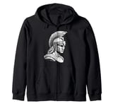 Aries Greek God of War Mars Zip Hoodie