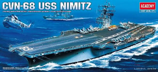 USS Nimitz CVN-68 Porte Avions 1:800 Kit De Modèle En Plastique ACADEMY