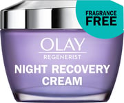 Night Cream by Olay, Regenerist Night Recovery Anti-Aging Face Moisturizer 1.7 O