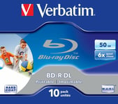 BD-DL 6x JC 50GB Verbatim Pr. 10 pieces