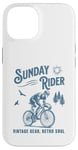 Coque pour iPhone 14 Vélo rétro pour cycliste Sunday Ride Club Racing