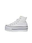 CONVERSE Femme CTAS Lift Canvas LTD Sneaker, White White Trek, 46.5 EU