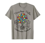 Disney Pixar Up Colorful Balloon Silhouette Falls T-Shirt