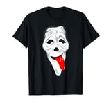 Funny & Scary Ghost - wassup face stoner horror movie comedy T-Shirt