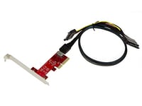 KALEA-INFORMATIQUE Carte contrôleur PCIe x4 vers Oculink SFF-8612 pour SSD avec Cordon 1m 68Pin SFF-8639 - EQUERRES Low ET High Profile