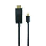 Mini DisplayPort-kabel till HDMI 4K 1.8m - Adapter GEMBIRD för HDMI till DVI, 1,8 m lång. Upplev högkvalitativ bild och ljud med denna kabel.