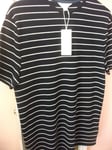 MARKS AND SPENCER MENS NAVY STRIPED AIRTEX T-SHIRT LOUNGEWEAR SIZE SMALL NEW