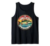 Vintage Walleye Drawing: The Walleye Whisperer Fisherman Tank Top