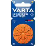 Hörapparatsbatteri 13 / A13 / PR48 8-pack