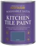 Rust-Oleum Satin Kitchen Tile Paint 750ml - Ink Blue