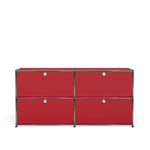 USM - USM Haller 10, USM Ruby Red - Sideboards - Fritz Haller,Paul Schärer - Rød - Metall