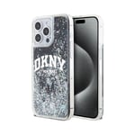 DKNY Liquid Glitters W/Arch Logo iPhone 14 Pro Max (6,7") - Musta